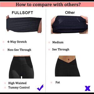 3 Pack Womens Leggings-No See-Through High Waisted Tummy Control Yoga Pants
